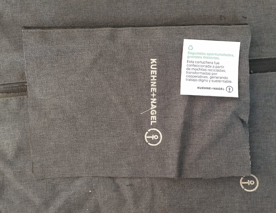 Kuehne und Nagel Upcycled Banners turned into Ecoproducts