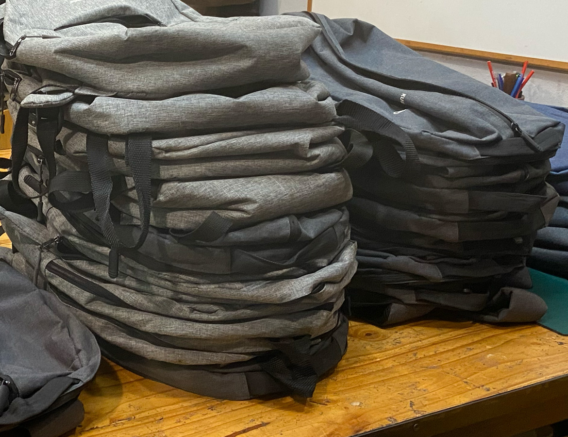 Kuehne und Nagel Upcycled Banners turned into Ecoproducts